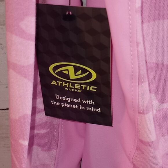 Girls Lightweight Active Athletic Crewneck Sweatshirt Pullover Shirt Top - Picture 3 of 4